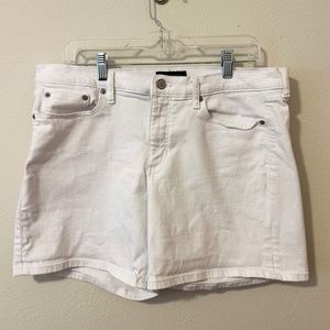 Banana Republic White Jean Shorts